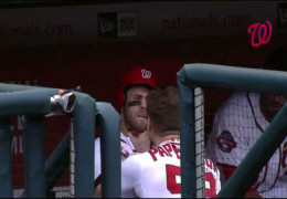 Bryce Harper & Jonathan Papelbon Have Quick Spat In Dugout